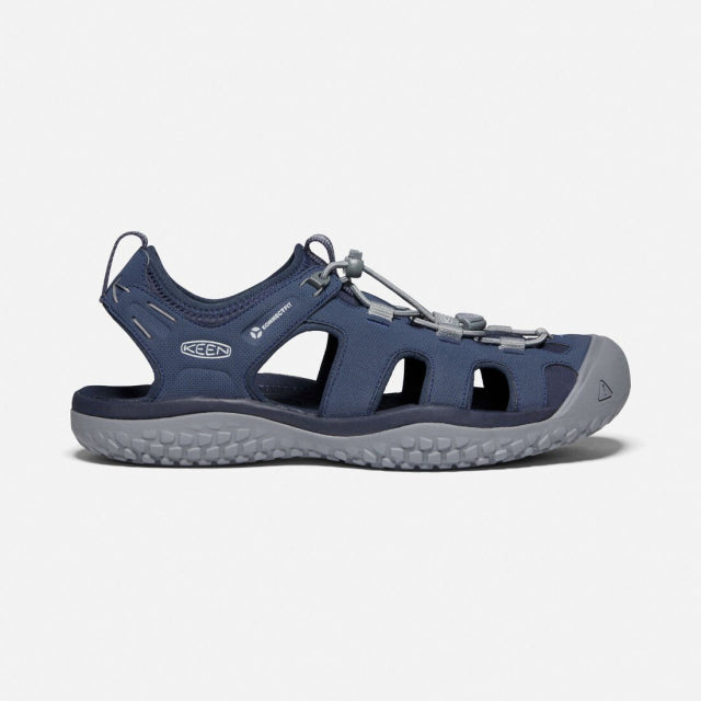 Keen Men's Solr Sandal Navy/Steel Grey