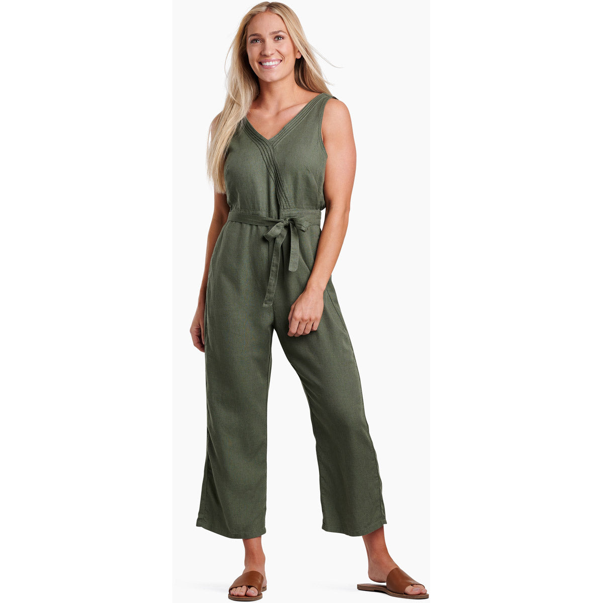 Kuhl Women's Fresco Jumpsuit Dark Sage