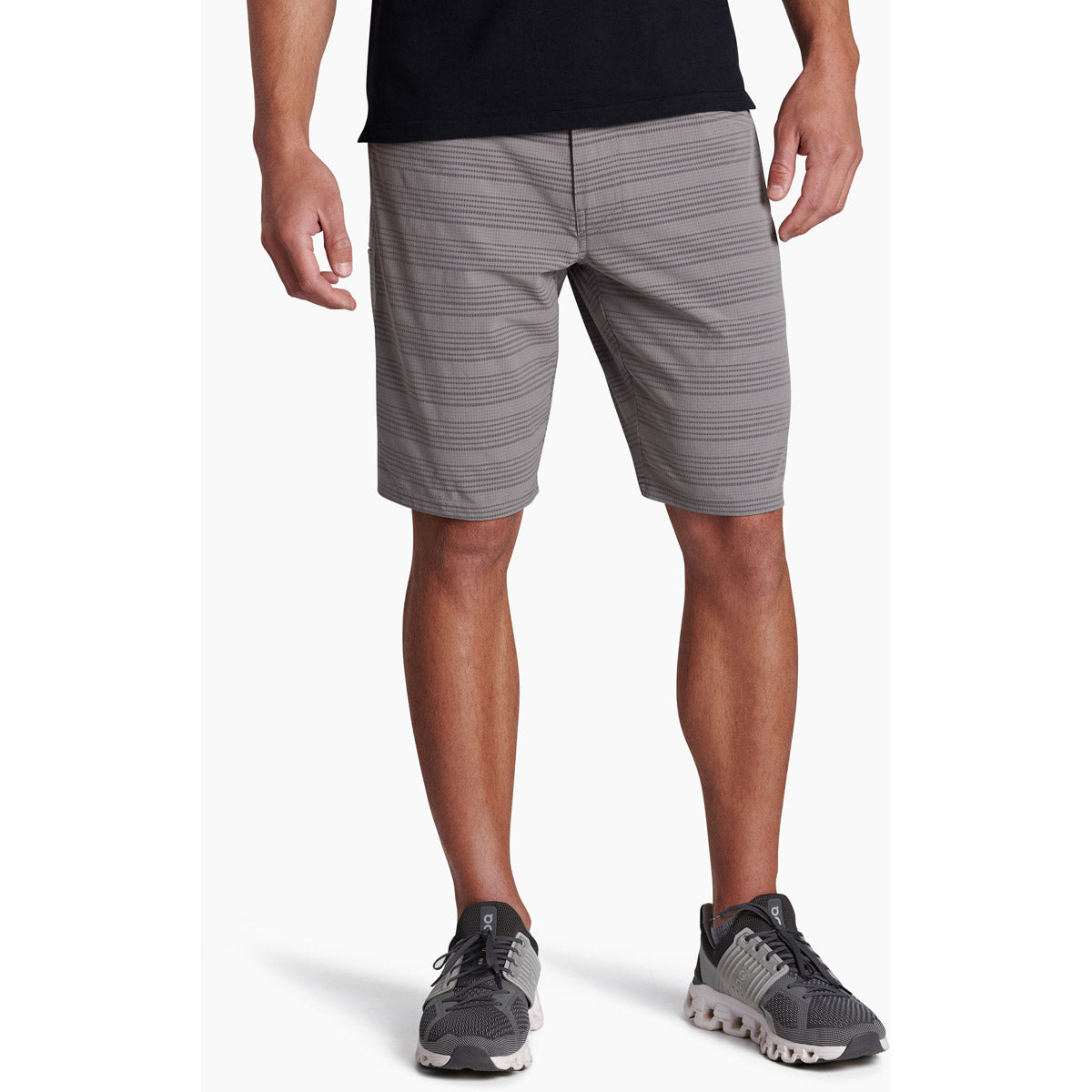 Kuhl Men's Upriser Short 8" Stripe Grizzly