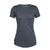 Icebreaker Women's Cool-Lite Sphere Short Sleeve Low Crewe Midnight Navy Heather