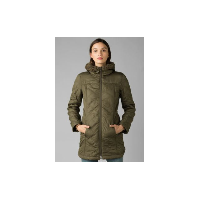 Prana Women's Esla Coat Slate Green