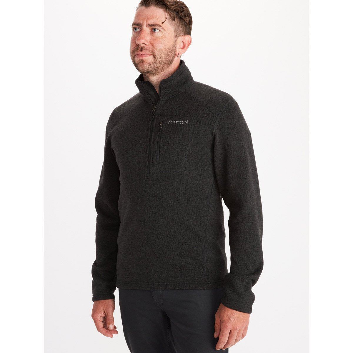 Marmot Men's Drop Line 1/2 Zip Black