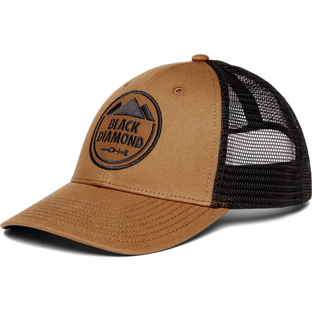 Black Diamond Low Profile Trucker Hat Dark Curry-Black