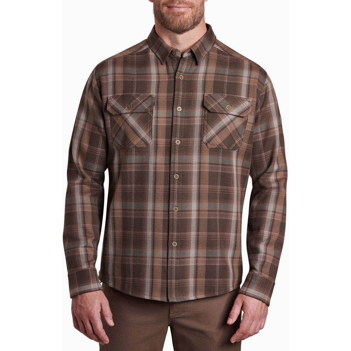 Kuhl Men's Disordr Flannel Shirt Bison