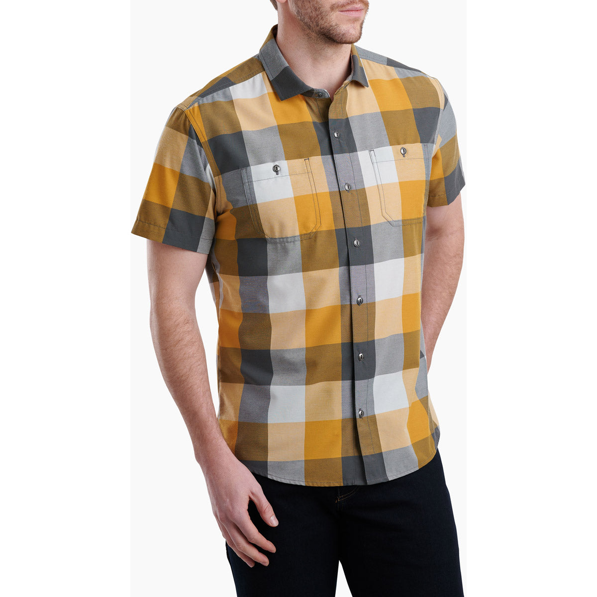 Kuhl Men's Styk Yellow Cobblestone