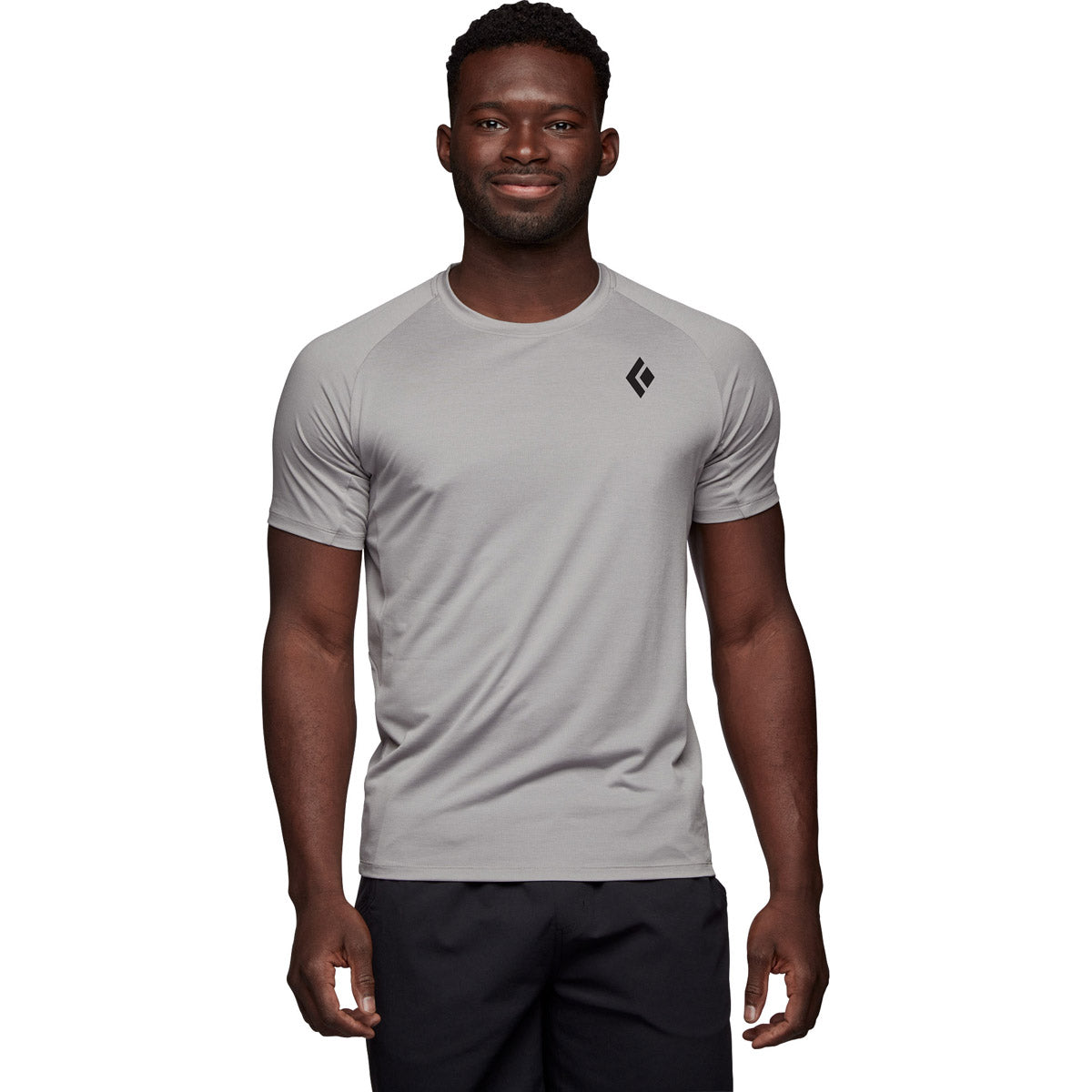 Black Diamond Men's Lightwire Short Sleeve Tech Tee Pewter