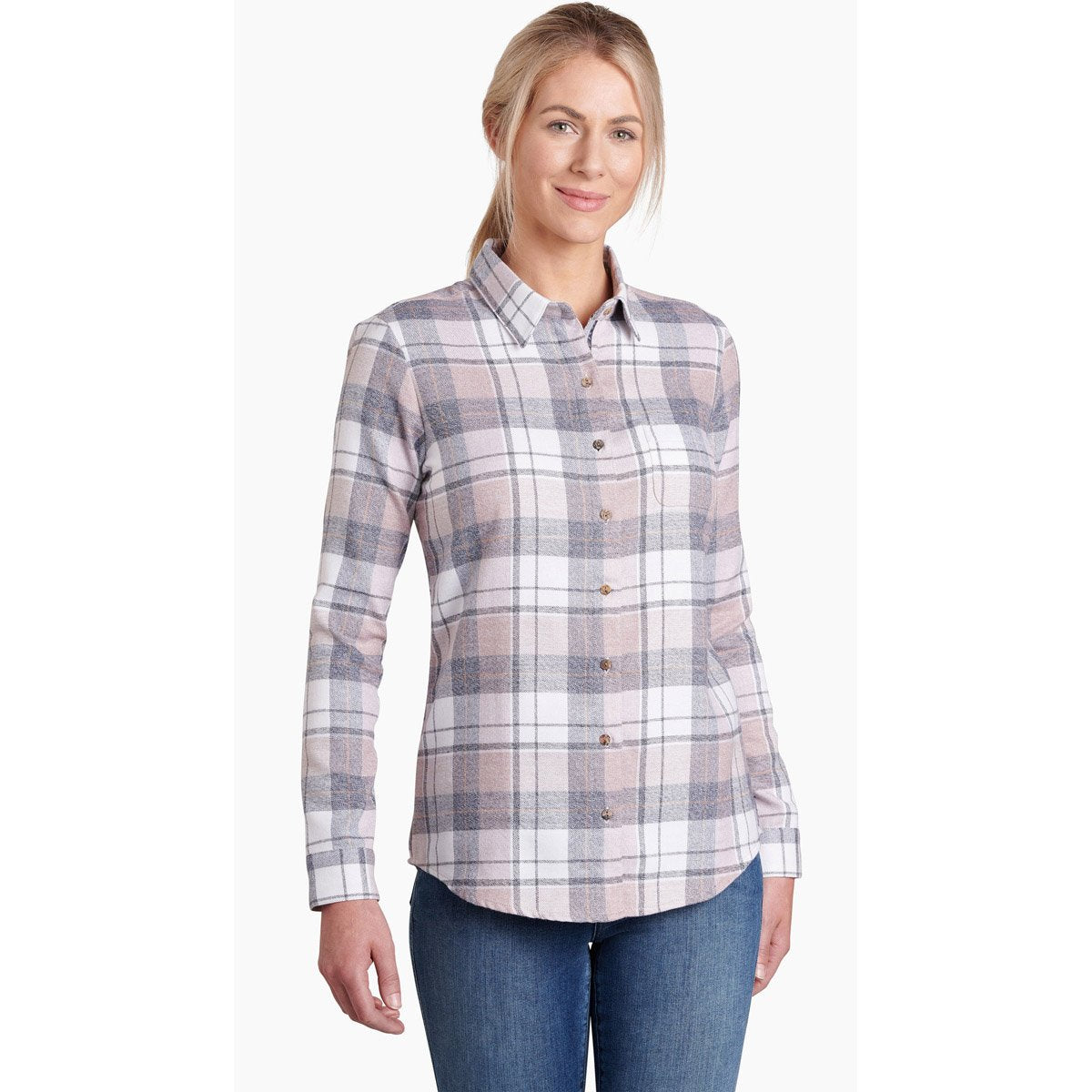 Kuhl Women's Kamila Flannel Cedar Rose
