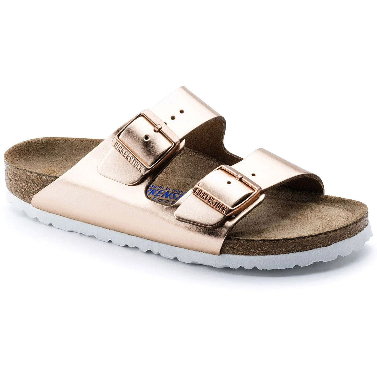 Birkenstock Arizona Soft Footbed Natural Leather Metallic Copper