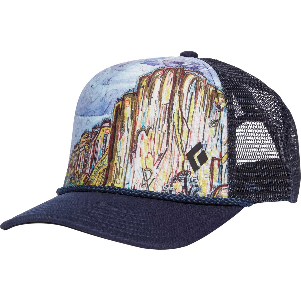 Black Diamond Flat Bill Trucker Hat El Cap