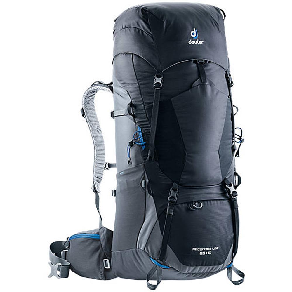 Aircontact Lite 65+10 Backpack-Deuter-Black/Graphite-Uncle Dan&#39;s, Rock/Creek, and Gearhead Outfitters