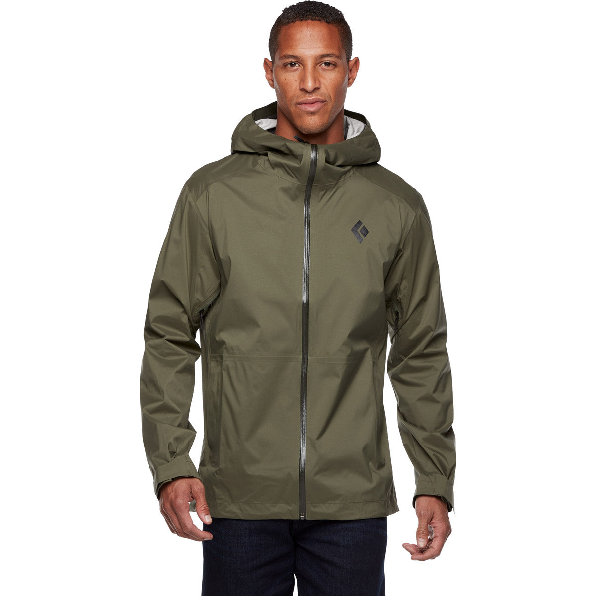 Black Diamond Men's Stormline Stretch Rain Shell Tundra