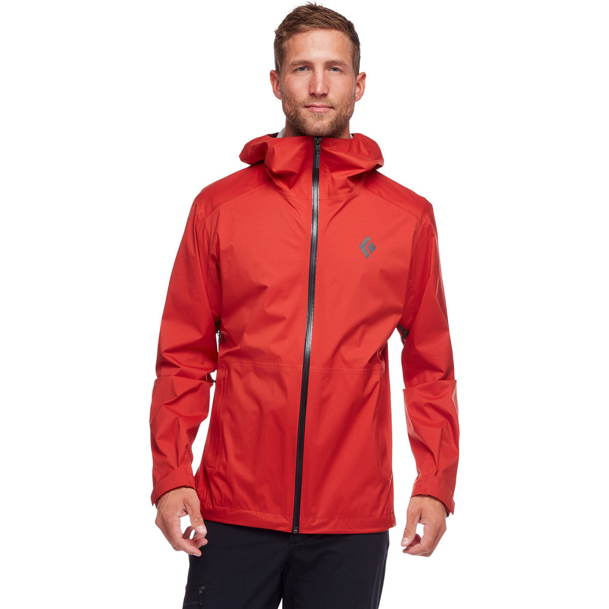 Black Diamond Men's Stormline Stretch Rain Shell Red Rock