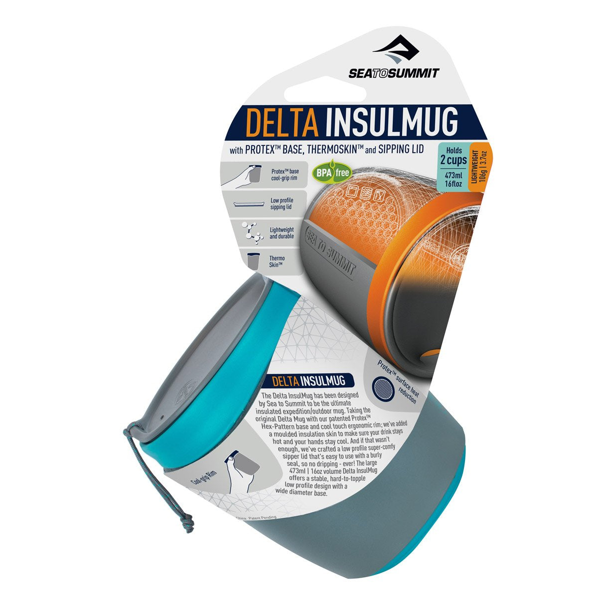 Sea to Summit Delta Insul-Mug Pacific Blue