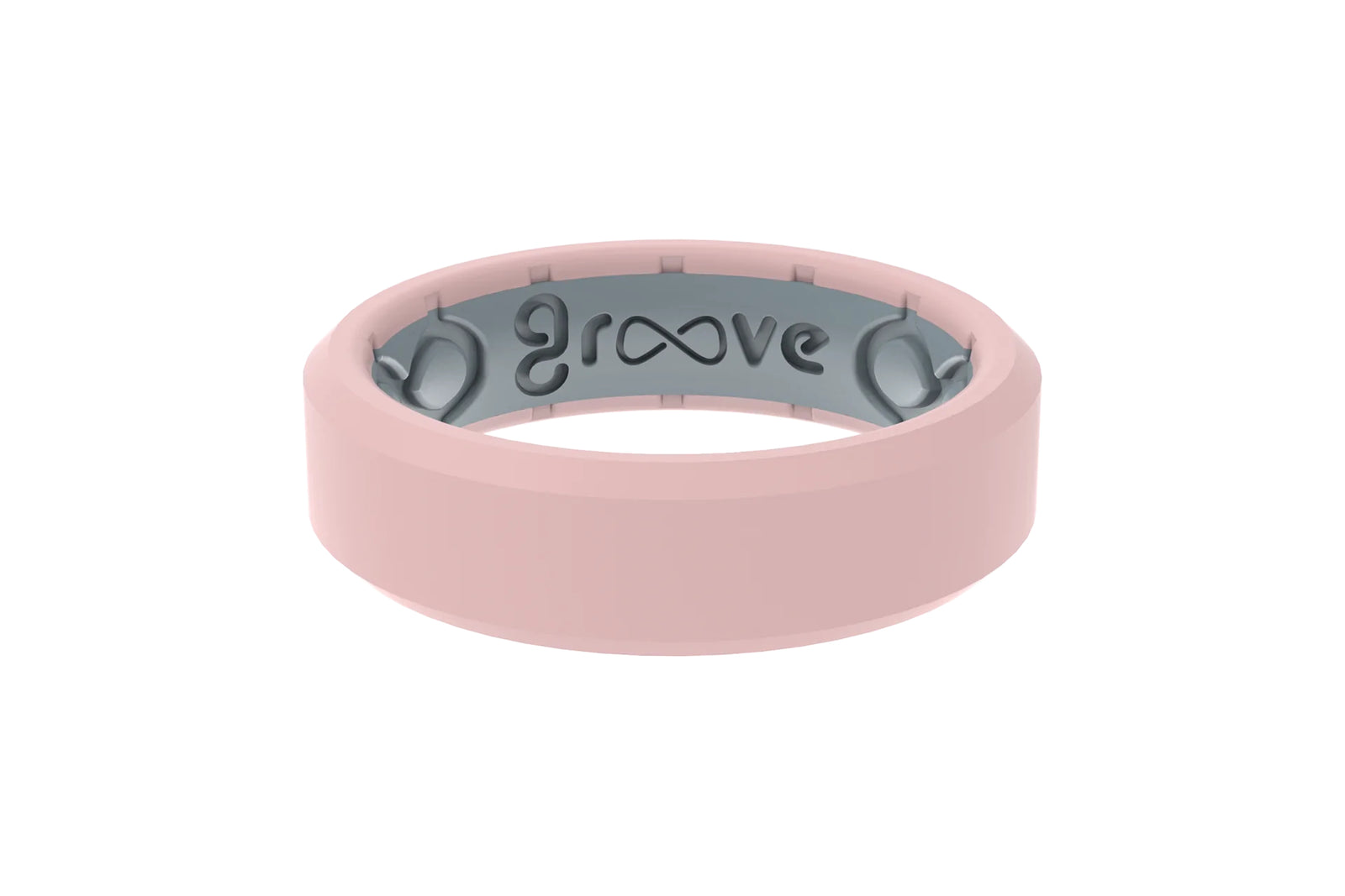 Groove Life Corp Women's Groove Edge Thin Rose Quartz