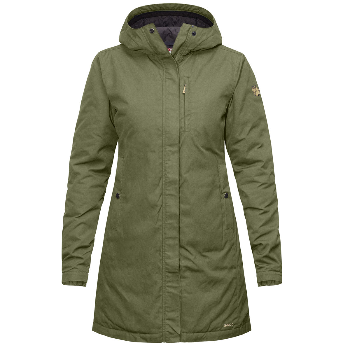 Fjallraven Women&#39;s Kiruna Padded Parka Green