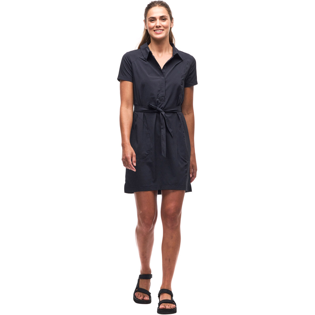 Women&#39;s Knee Length Shirt Dress Kilim III