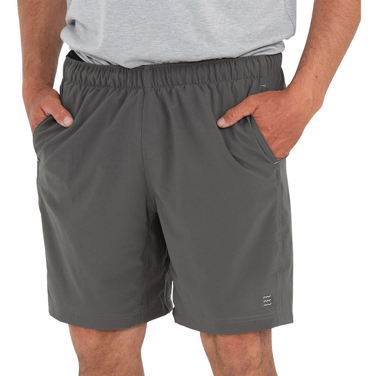 Free Fly Apparel Men's Breeze Short - 6" Graphite
