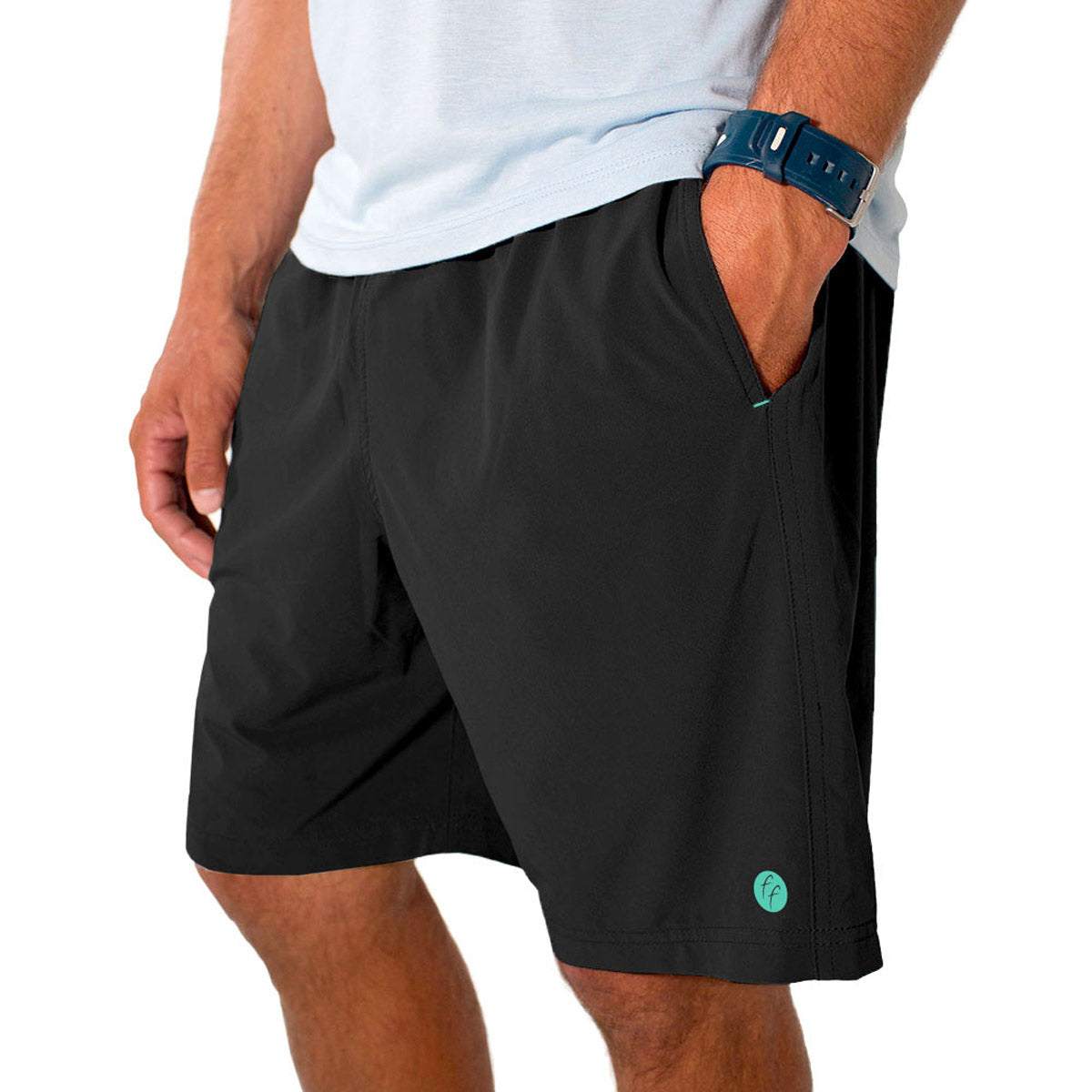 Free Fly Apparel Men's Breeze Short - 8" Black