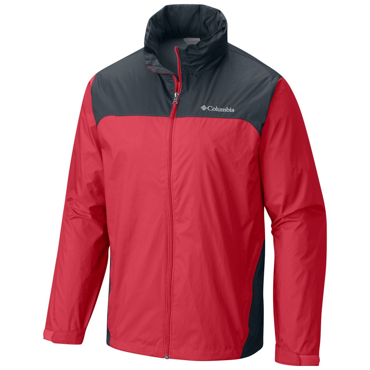 Columbia Men's Glennaker Lake Rain Jacket Mountain Red Graphite