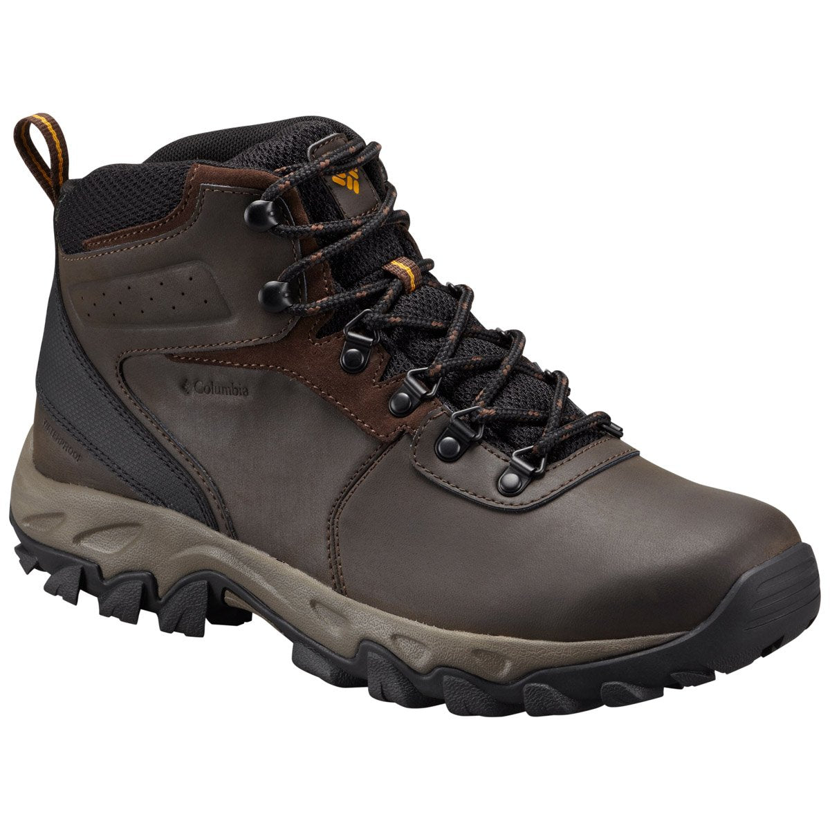Columbia Men's Newton Ridge Plus II Waterproof Hiking Boot Cordovan Squash