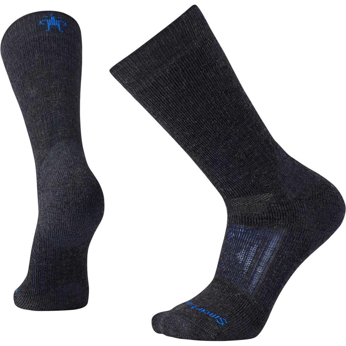 Smartwool Men&#39;s PhD Outdoor Heavy Crew Socks Charcoal