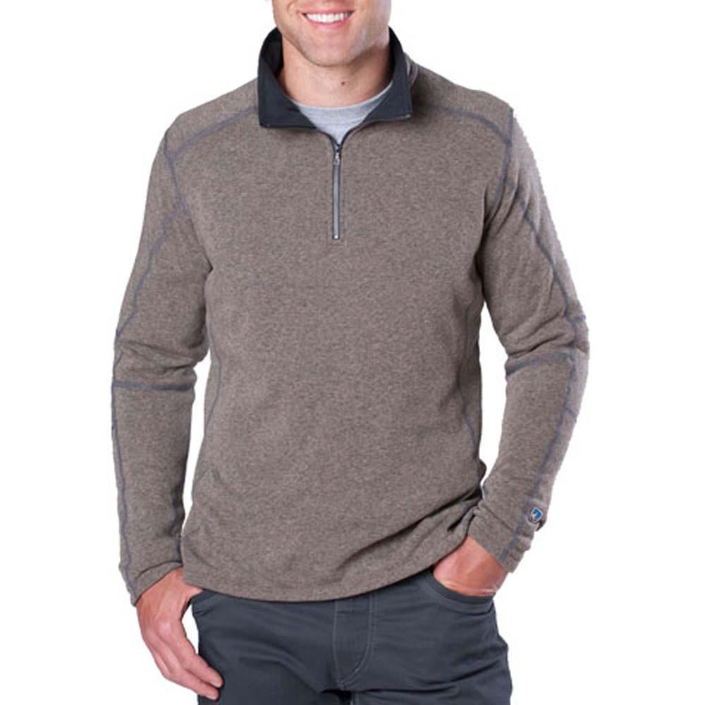 Kuhl Men's Revel 1/4 Zip Sweater Oatmeal