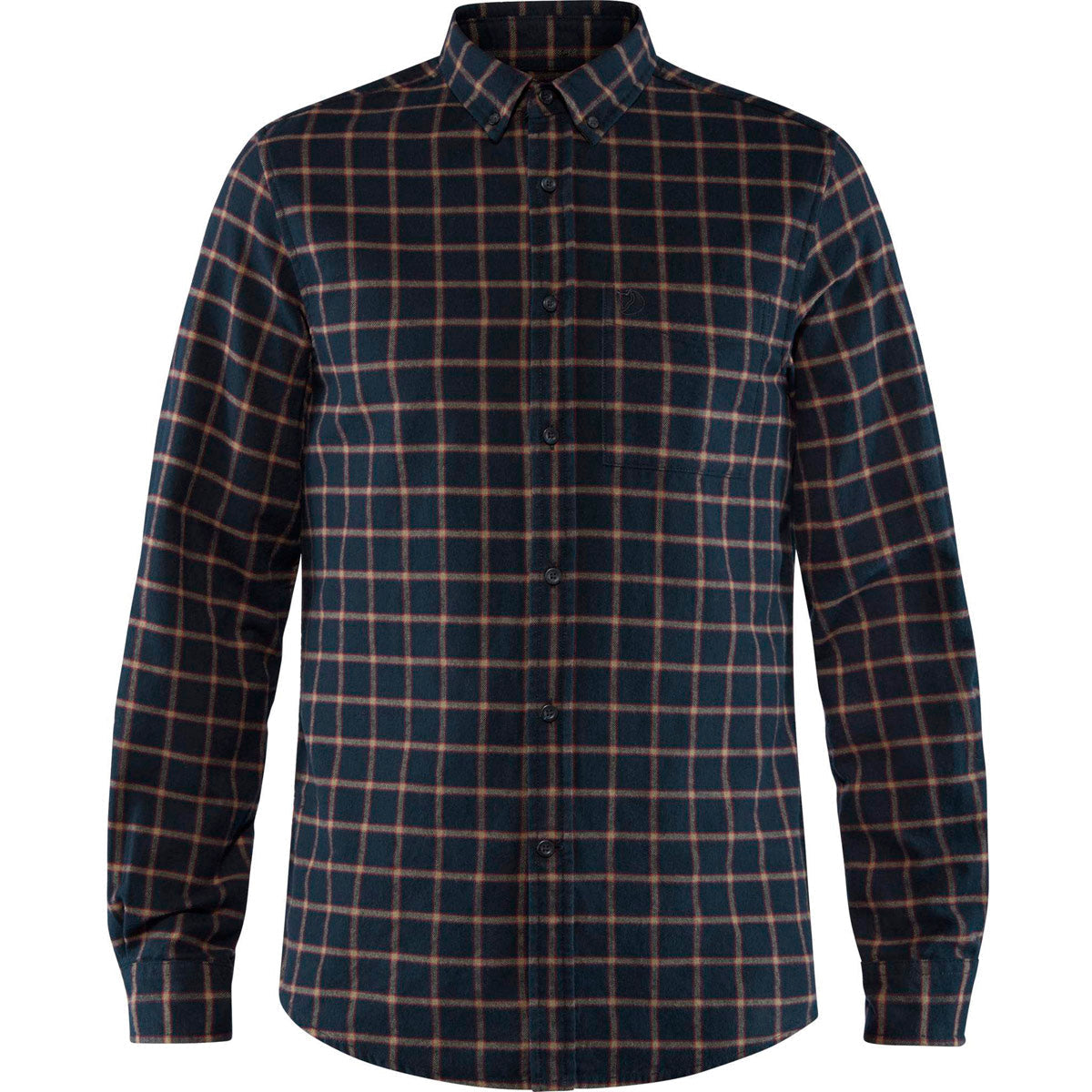 Fjallraven Men's Ovik Flannel Shirt Dark Navy