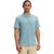 The North Face Men's Short Sleeve Horizon Polo Tourmaline Blue