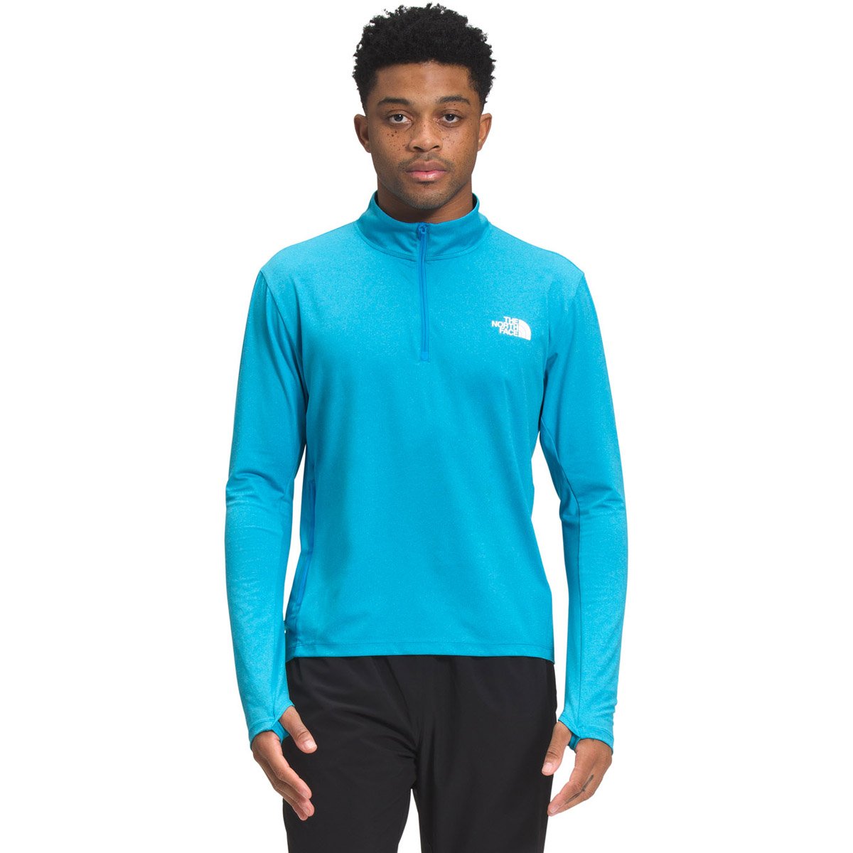 The North Face Men&#39;s Riseway 1/2 Zip Top Meridian Blue Heather