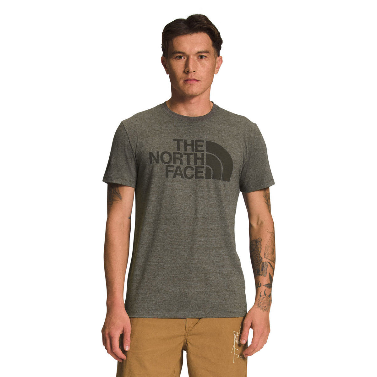 Men's The North Face Half Dome Tri-Blend T-Shirt, Medium, Medium Grey Heather