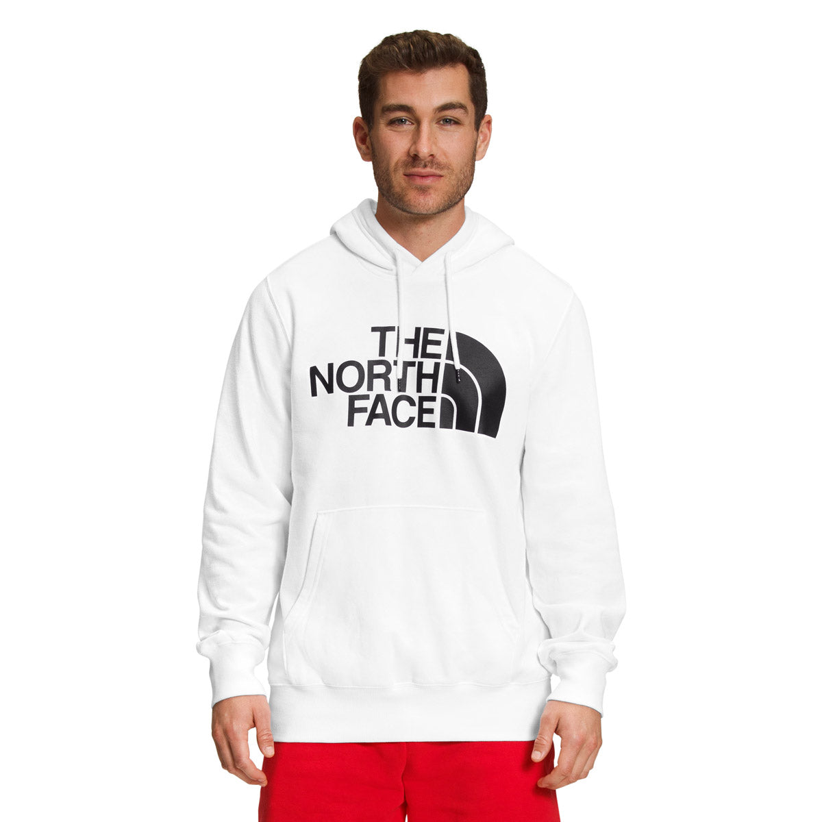 The North Face Men's Half Dome Pullover Hoodie TNF White/TNF Black