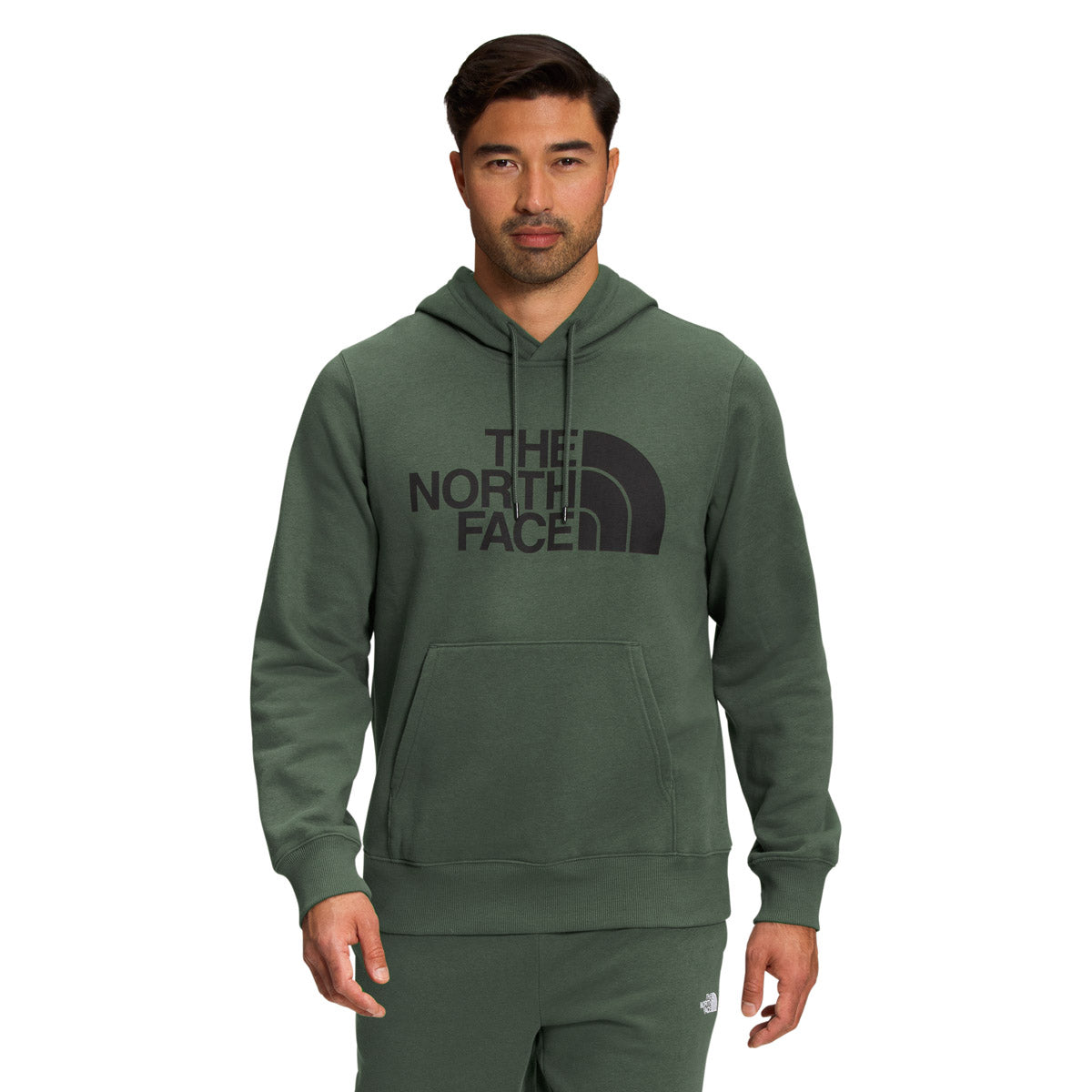 The North Face Men's Half Dome Pullover Hoodie Thyme/TNF Black