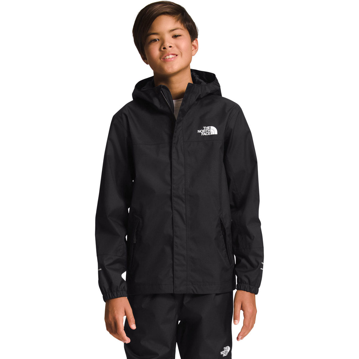 The North Face Boys' Antora Rain Jacket TNF Black