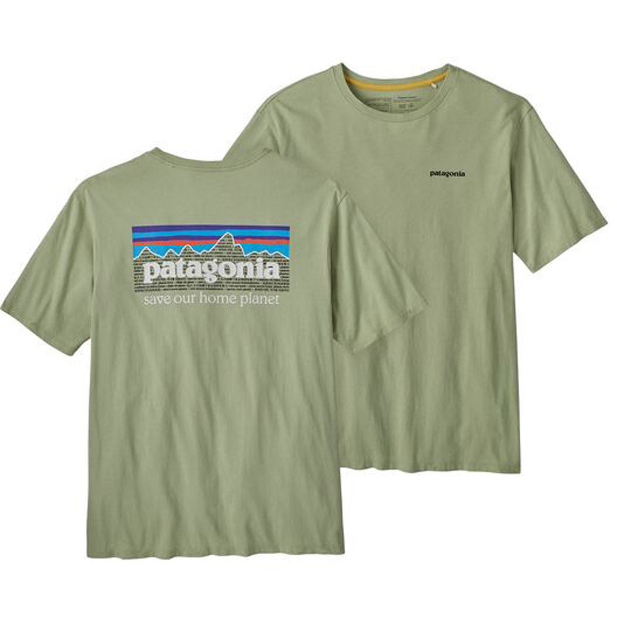 Patagonia Men's P-6 Mission Organic T-Shirt - Ink Black / XL