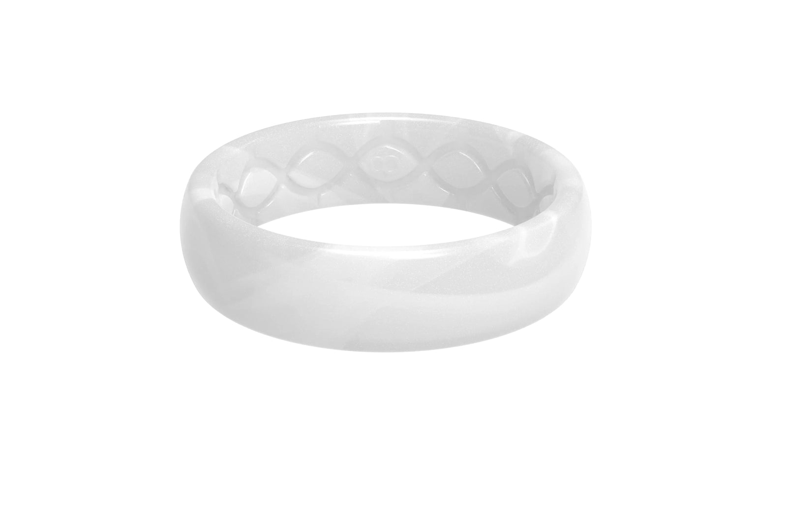 Groove Life Corp Women's Groove Ring Thin Solid Pearl