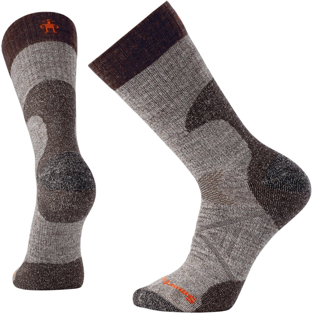 Smartwool Men&#39;s PhD Hunt Medium Crew Socks Taupe