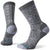 Smartwool Women's Poinsettia Graphic Crew Socks Medium Gray