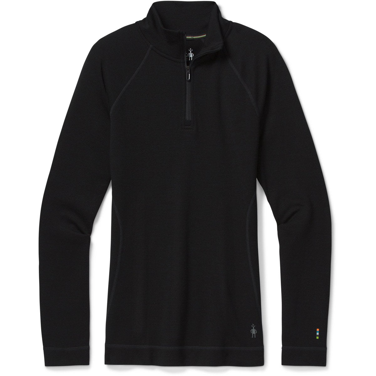 Smartwool Women&#39;s Classic Thermal Merino Base Layer 1/4 Zip Black