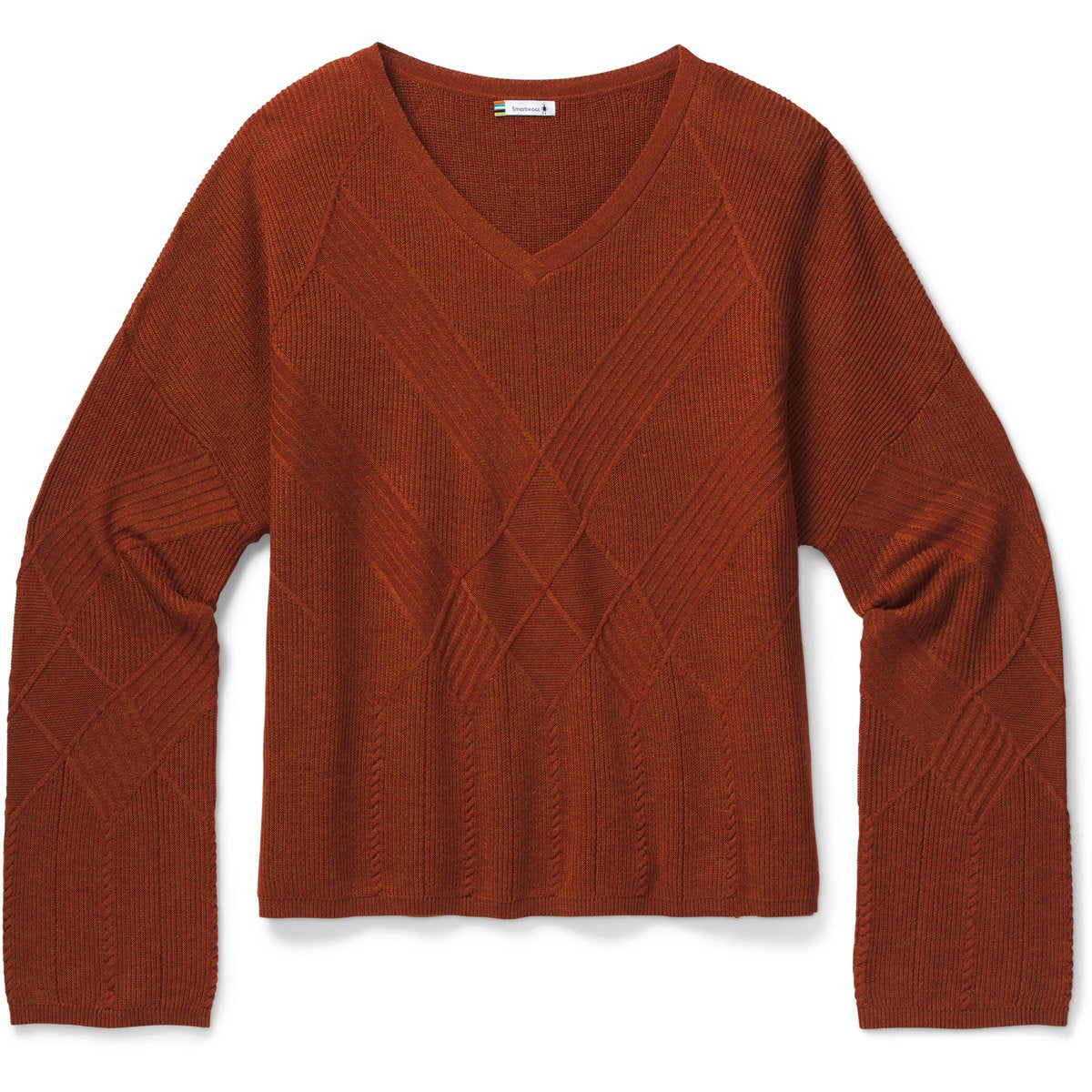 Women&#39;s Shadow Pine Cable V-Neck Sweater