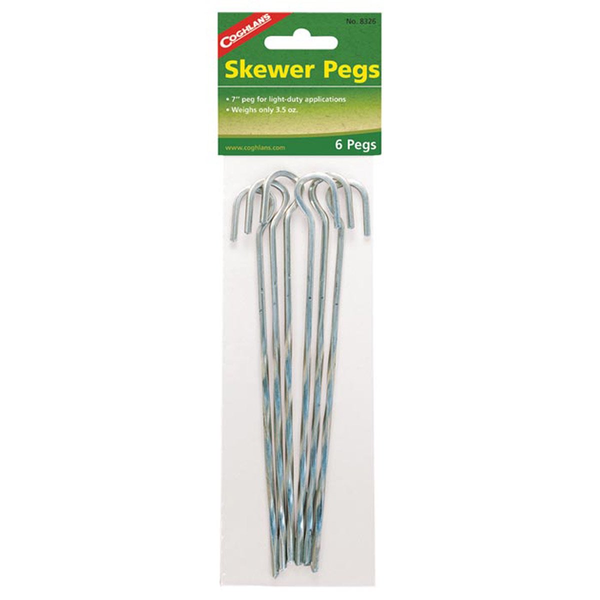 rock pegs tent Coghlan's Skewer Steel Tent Pegs, 7"