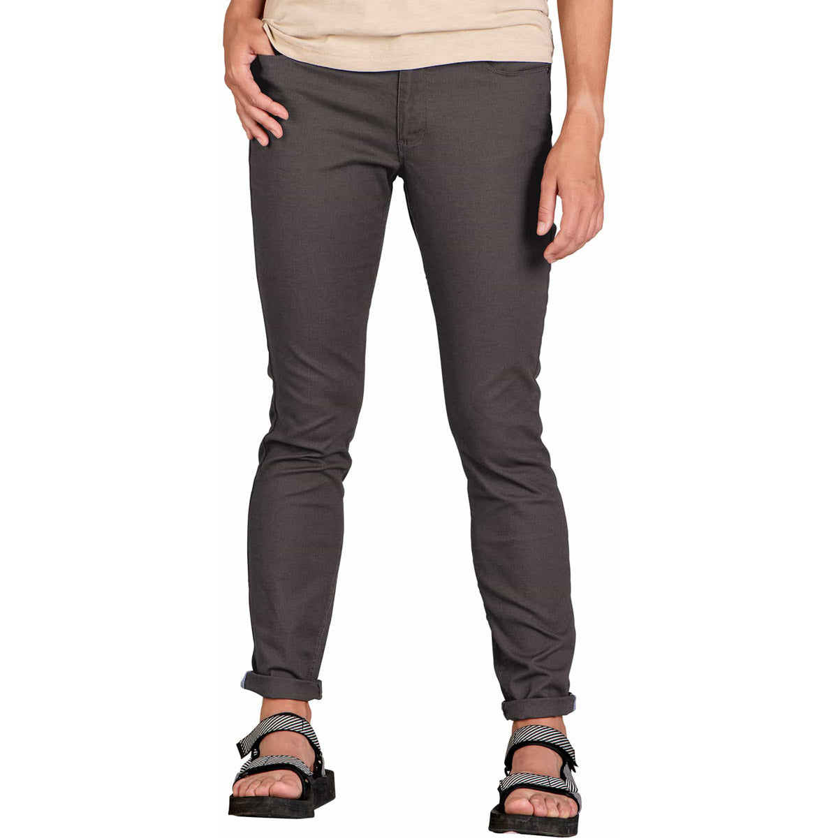 Toad&Co. Women's Earthworks 5 Pocket Skinny Pant Soot
