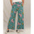 Toad&Co. Women's Chaka Wide Leg Pant Silver Pine Floral Print