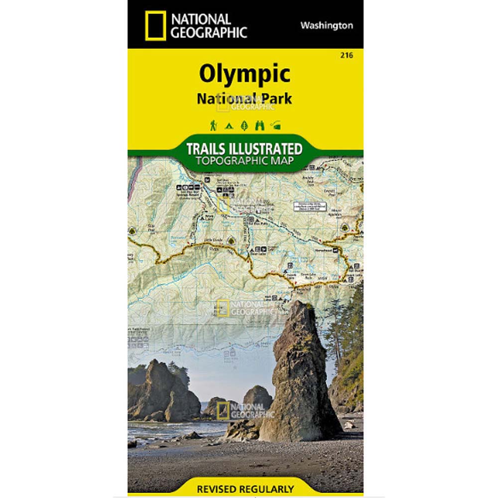 Trails Illustrated Map: Olympic National Park-National Geographic Maps-Uncle Dan&#39;s, Rock/Creek, and Gearhead Outfitters