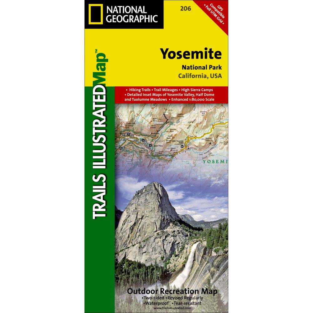 Trails Illustrated Map: Yosemite National Park-National Geographic Maps-Uncle Dan's, Rock/Creek, and Gearhead Outfitters