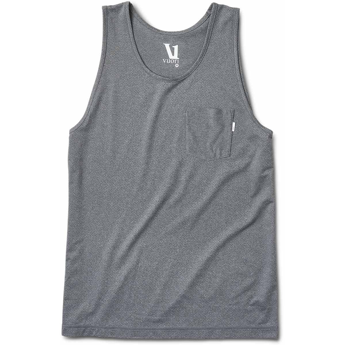 Vuori Men's Tradewind Performance Tank-V142_Heather Grey