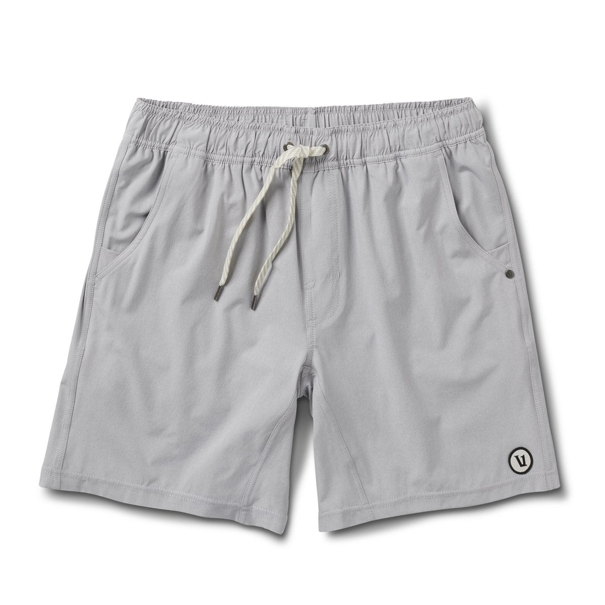 Vuori Men's Kore Short Platinum Linen Texture