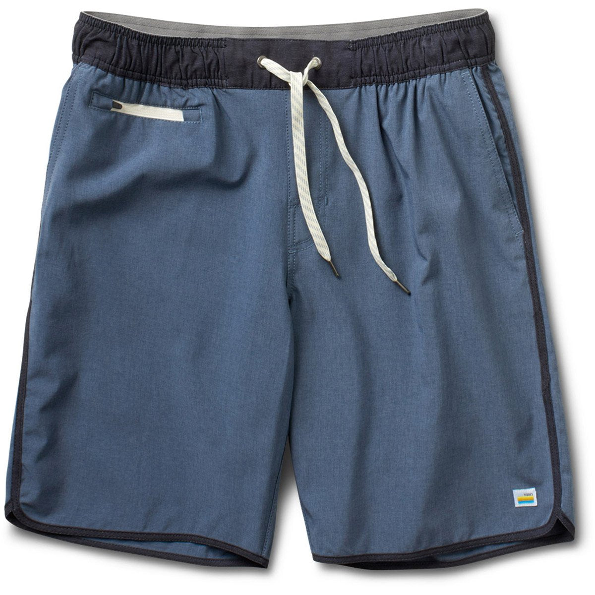 Vuori Men's Banks Short-V330_Azure Linen Texture