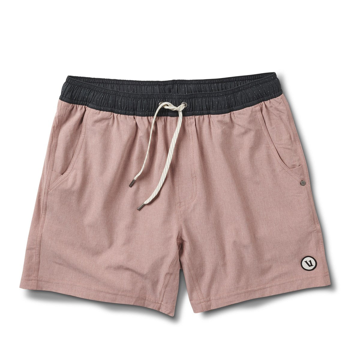Vuori Men's Kore Short 5" Burnt Clay Linen Texture