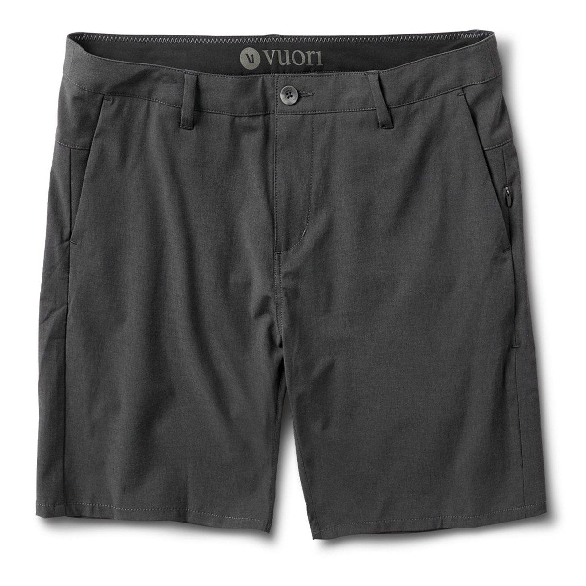 Vuori Men's Aim Short Black Linen Texture