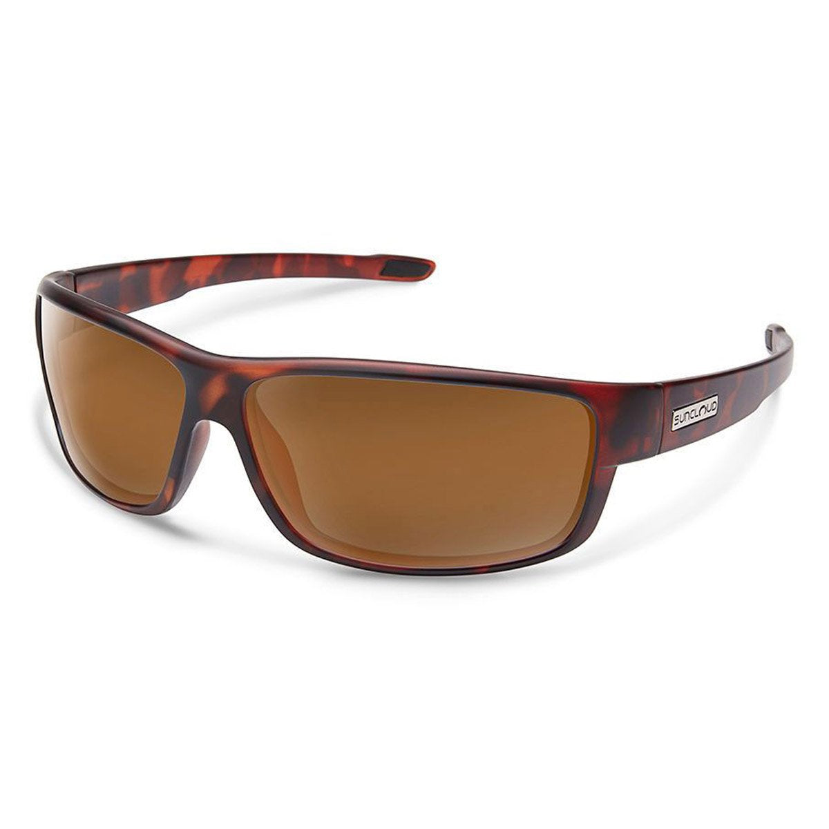 Suncloud Voucher Sunglasses (Medium Fit) Matte Tortoise/Polarized Brown
